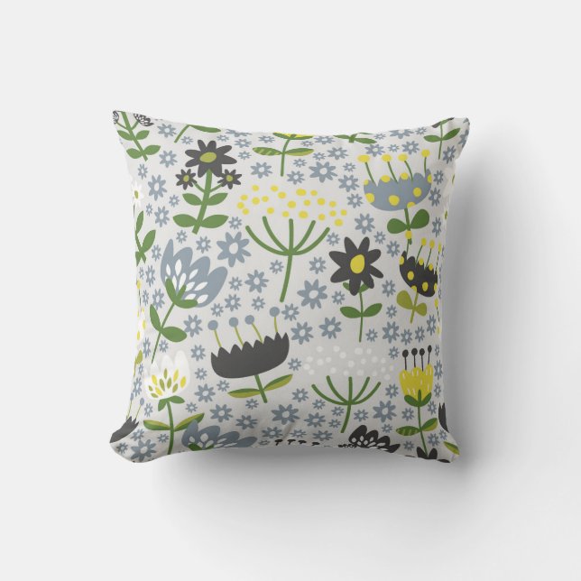 Almofada Vibrant Meadow Blooms (Frente)