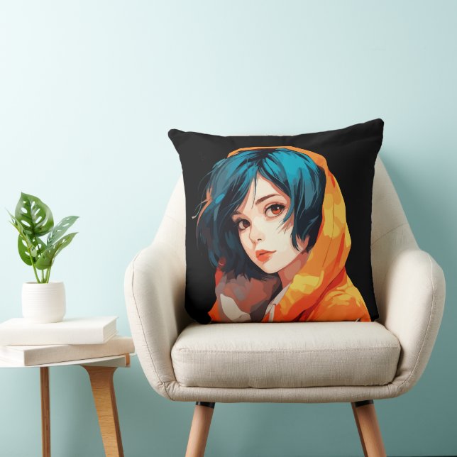 Almofada Vibrante Beleza de Anime (Cadeira)