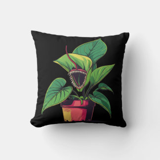 Almofada Vibrante Monstro Planta Carnívora Pop Art