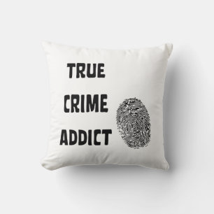 Almofada Viciado em crimes reais