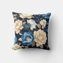 Victorian flowers Blue
