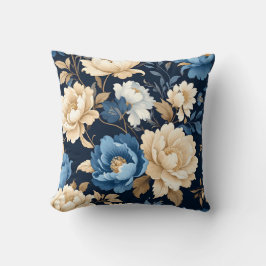 Almofada Victorian flowers Blue
