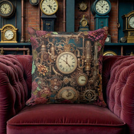 Almofada Victorian Steampunk with Flowers