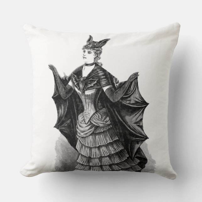Almofada Victorian/traje gótico de Batgirl/bastão (Frente)