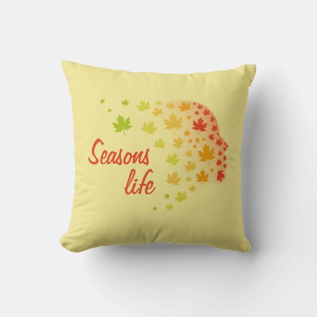 Almofada Vida de las estaciones (Frente)