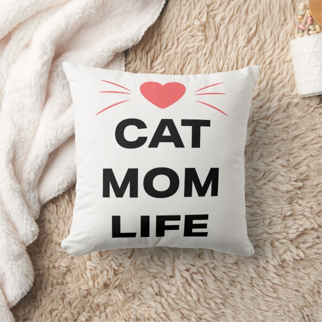 Almofada Vida de Mãe de Gato (Cobertor)