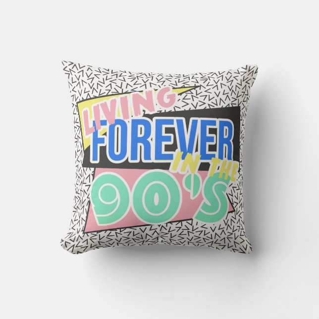 Almofada Vida para sempre nos anos 90 (Frente)