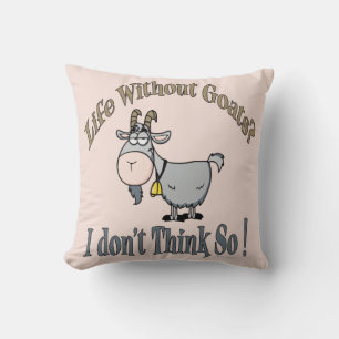 Almofada VIDA SEM CAPRINOS por TotallyGoatally™
