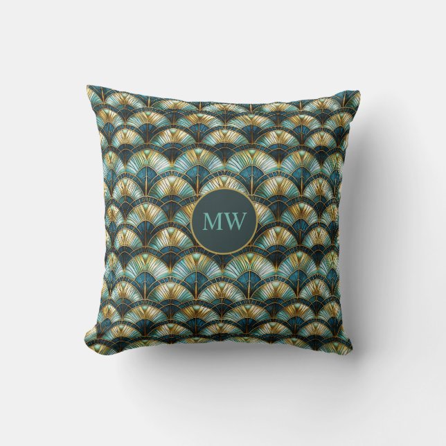 Almofada Vidro com cor Chic Peacock (Frente)