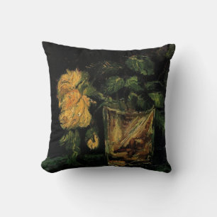 Almofada Vidro com Rosas por Vincent van Gogh