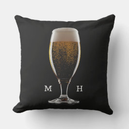 Almofada Vidro Monograma Personalizado de Cerveja