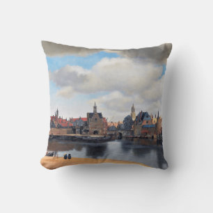 Almofada View of Delft, Johannes Vermeer, 1659-1660