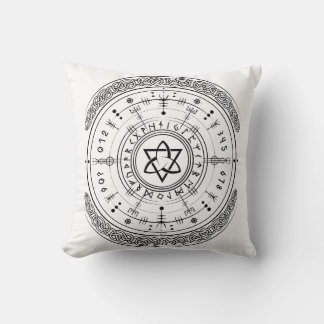 Almofada Viking Pagan Asatru Runic Compass, Vegvisir Runir