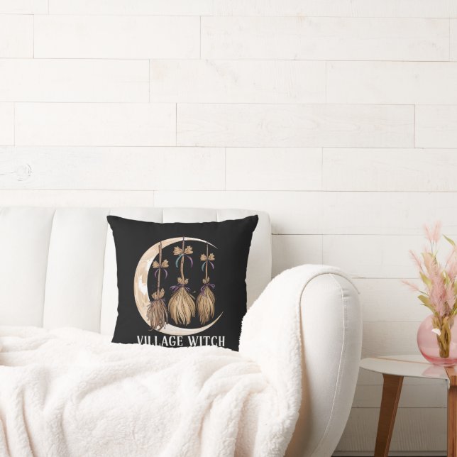 Almofada Village Witch Gothic Occult Wicca Pagan Nature (Sofá)