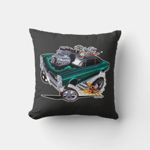 Almofada Vince Crains High Octane Art, 1966 GTO Goatinator