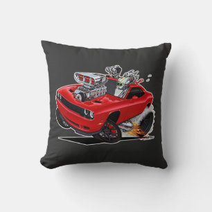 Almofada Vince Crains High Octane Art, Red Hot Hell Cat