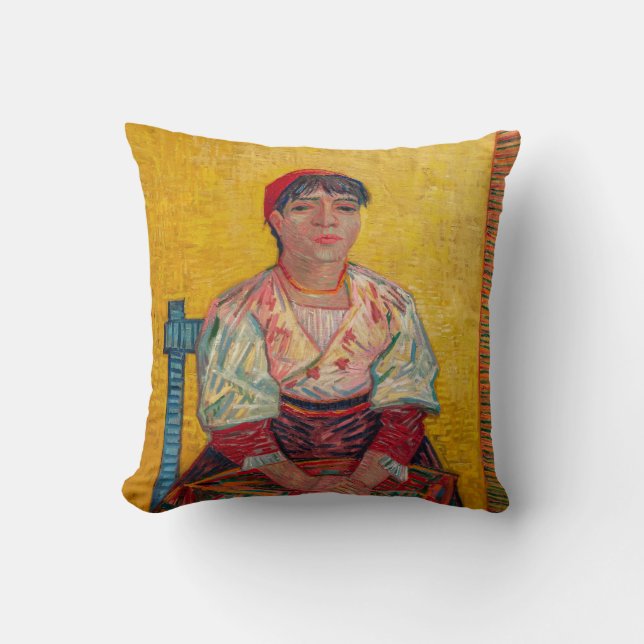 Almofada Vincent Van Gogh - A Mulher Italiana (Frente)