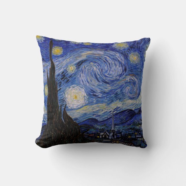 Almofada Vincent Van Gogh - A Noite Estrelada (Frente)