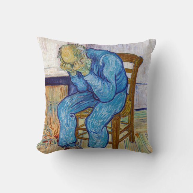 Almofada Vincent van Gogh - À Porta da Eternidade (Frente)