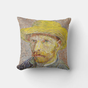 Almofada Vincent van Gogh - Autorretrato com Chapéu de Pal