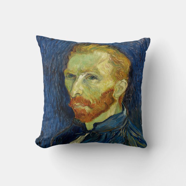 Almofada Vincent Van Gogh autorretrato com paleta (Frente)
