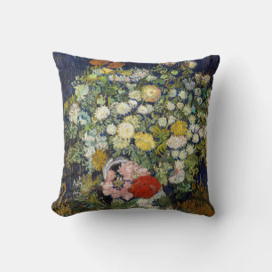 Almofada Vincent van Gogh - Buquê de Flores em um Vase