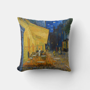 Almofada Vincent van Gogh - Cafe Terrace à Noite