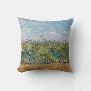Almofada Vincent van Gogh - Campo de trigo com Lark