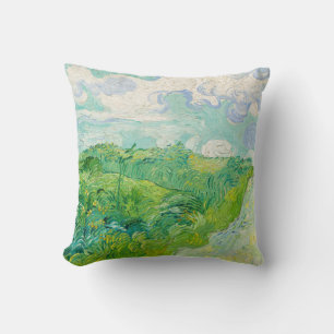 Almofada Vincent van Gogh - Campo de Trigo Verde, Auvers