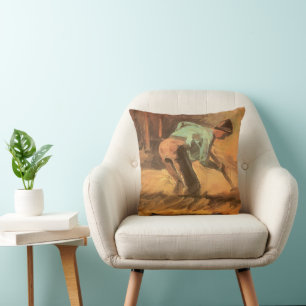Almofada Vincent van Gogh - Homem Curvado com Bastão ou Pá