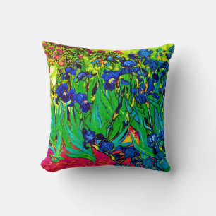 Almofada Vincent Van Gogh - Íris - Amante de Flores Pop Art