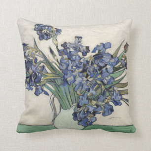 Almofada Vincent van Gogh Irises Galeria 1890 HD Belas Arte