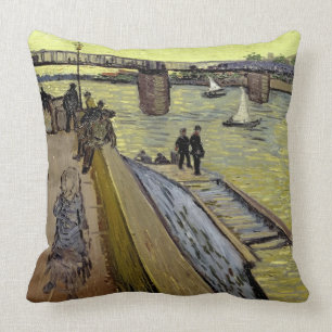 Almofada Vincent van Gogh Le Pont de Trinquetaille Arles