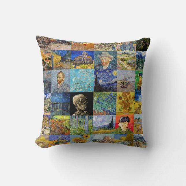 Almofada Vincent van Gogh - Masterworks Mosaic Patchwork (Frente)
