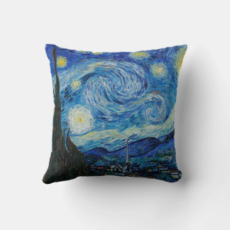 Almofada Vincent Van Gogh Na Noite Estrelada
