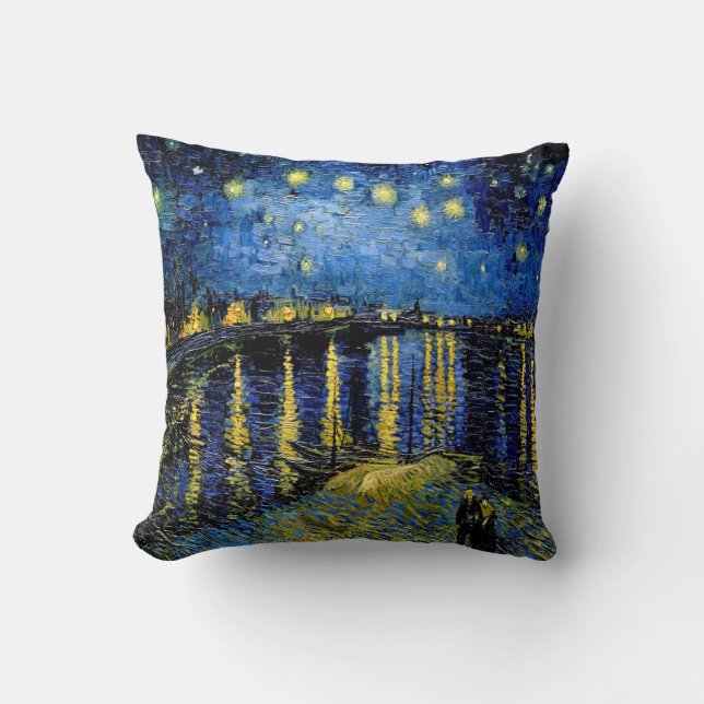 Almofada Vincent Van Gogh Noite Estrelada (Frente)
