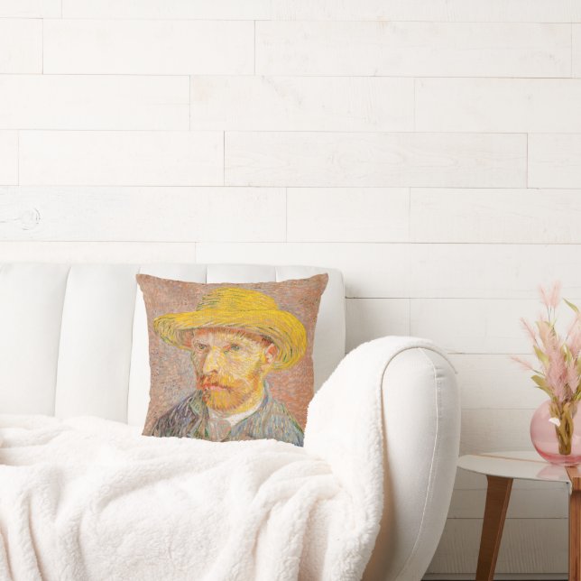 Almofada Vincent Van Gogh - Retrato impressionista (Sofá)