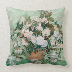 Almofada Vincent van Gogh Rosas, 1890