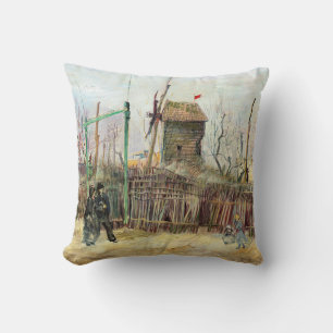 Almofada Vincent van Gogh - Street Scene em Montmartre