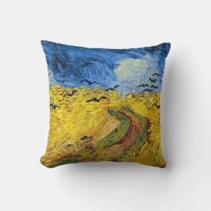Almofada Vincent van Gogh - Wheatfield com Crows
