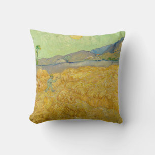 Almofada Vincent van Gogh - Wheatfield com um Receptor