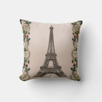 Vinhas de Rosa Paris Rosa Torre Eiffel Shabby Chic