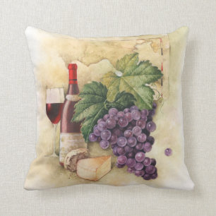 Almofada Vinho e queijo