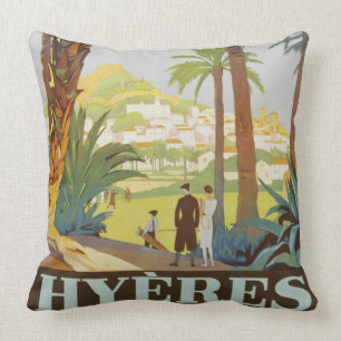 Almofada Vintage, 1925, Riviera - Travesseiro Large Hyeres