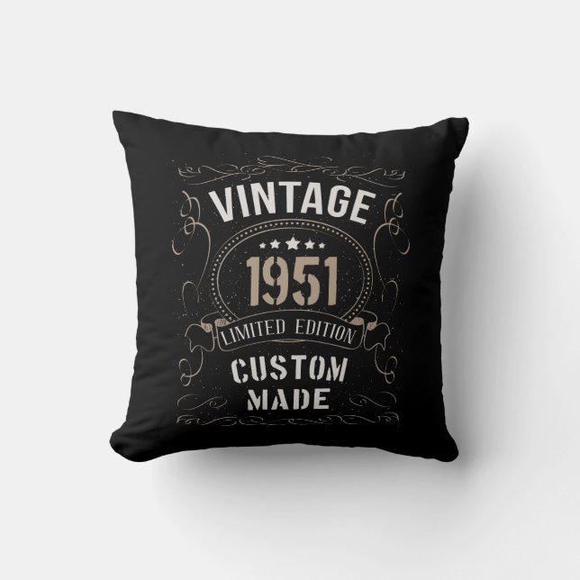 Almofada Vintage 1951 Limited Edition Personalizada (Frente)