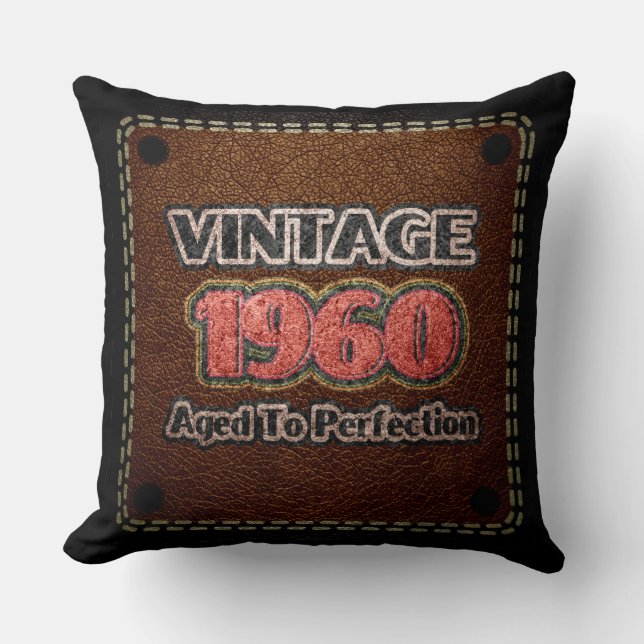 Almofada Vintage 1960 - Idade Para Perfecção (Frente)