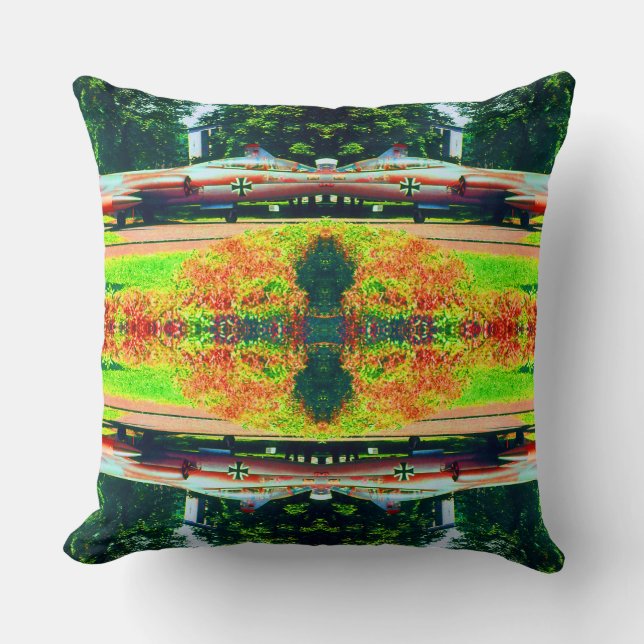 Almofada Vintage Alemanha Munique Deutsch (Frente)