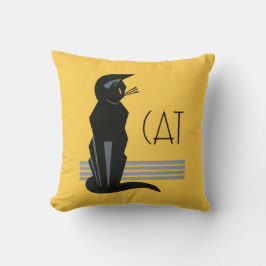 Almofada Vintage Art Deco Poster Cat Tote Bag