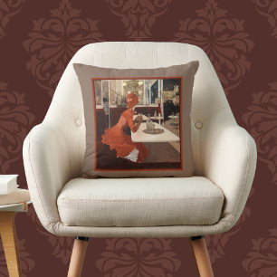 Almofada Vintage Art - No Café - Praça Fernand Lungren