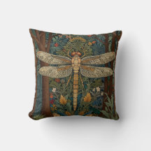 Vintage art nouveau dragonfly boho chic